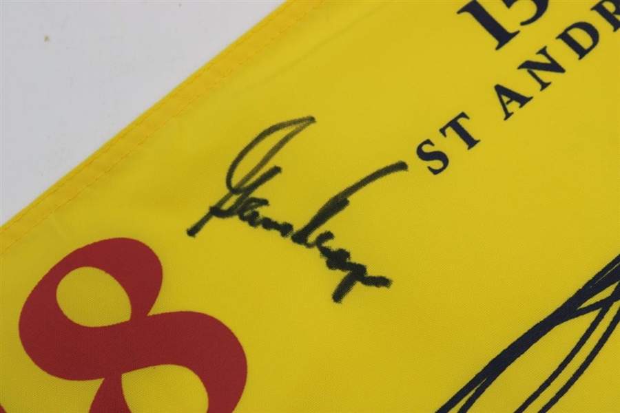Gary Player Signed 2022 Open Championship 150th Flag JSA #AH45130