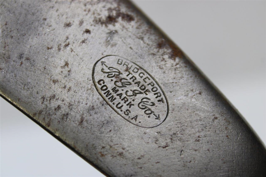 Bridgeport Trade G. G. I. Smooth Face Hickory Iron with Shaft Stamp