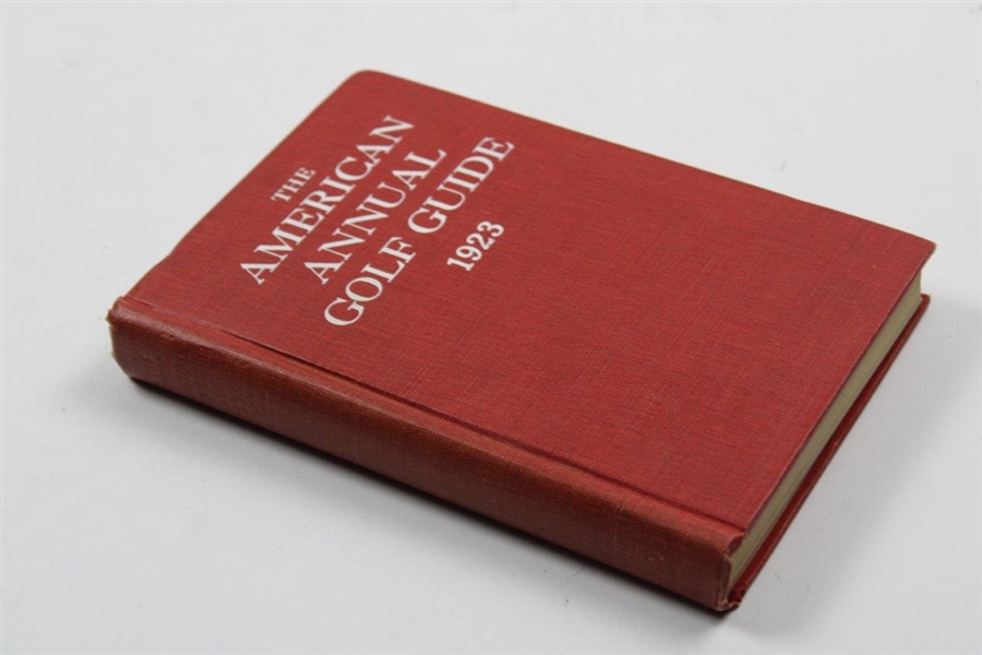 1923 The American Annual Golf Guide