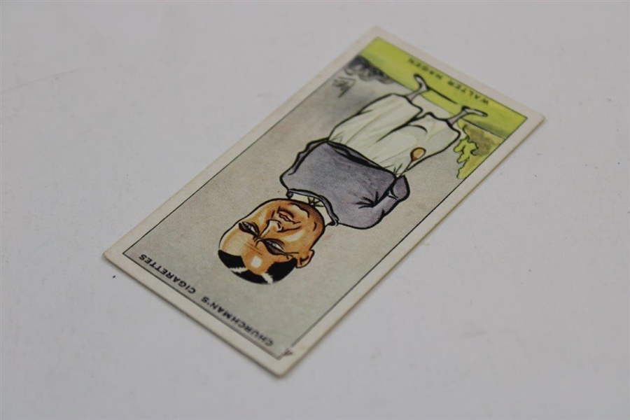 1931 Walter Hagen W.A. & A.C. Churchman Cigarettes No. 20 Prominent Golfers Card