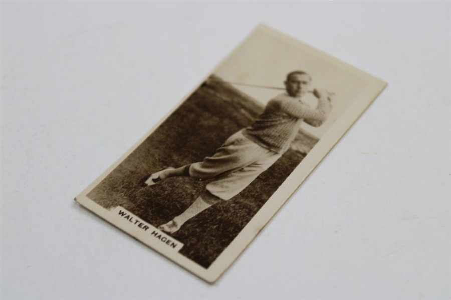 Walter Hagen Famous Golfers J. Millhoff & Co. No. 2 Cigarette Golf Card