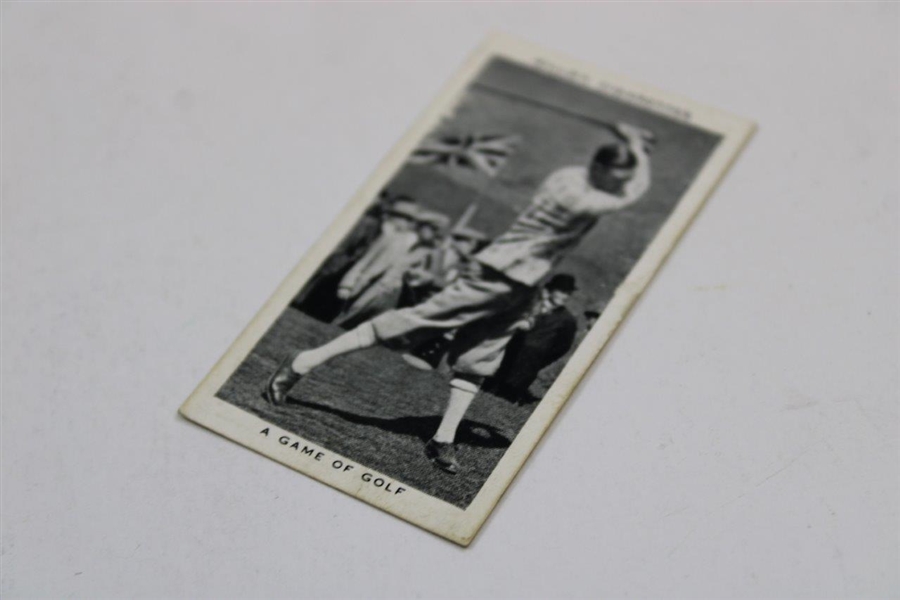 1937 A Game Of Golf Wills' W.D. & H.O. Wills Cigarettes The King #16 Golf Card