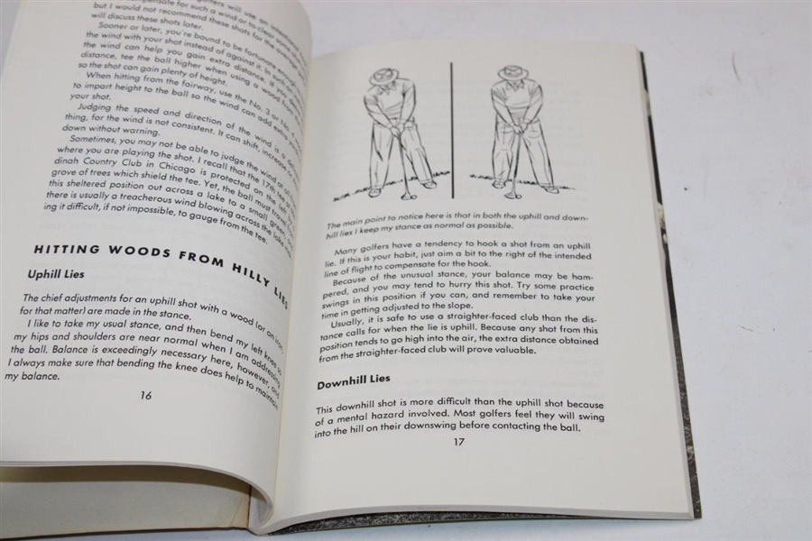 Sam Snead Signed How To Hit A Golf Ball Swing Tips Book JSA #VV26997