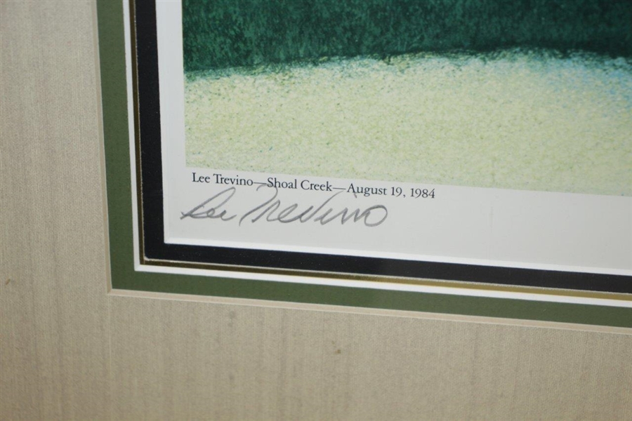 Lee Trevino Signed Ltd Ed 1984 Turning Point PGA Championship Lithograph #153/1984 JSA ALOA