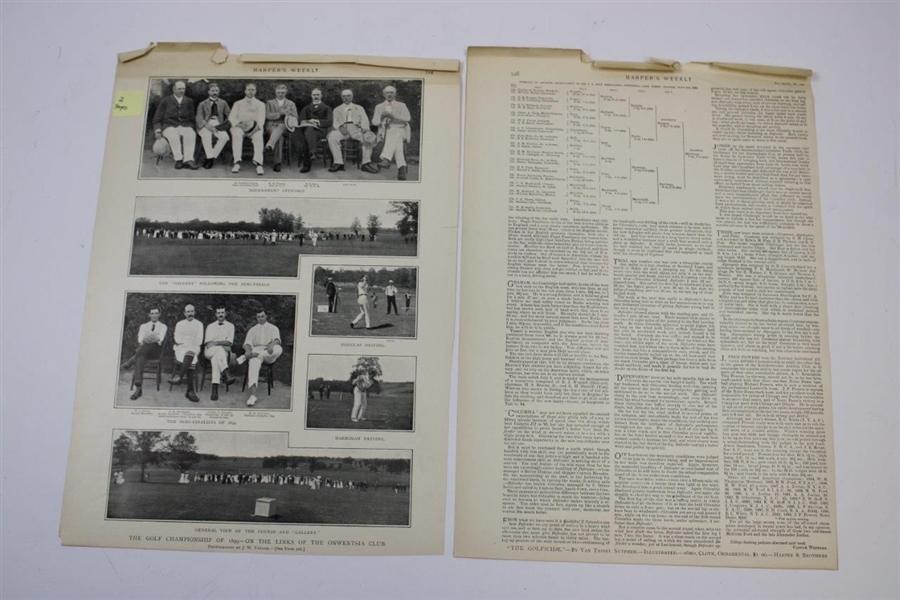 Five (5) Vintage Historic Golf Magazine Articles