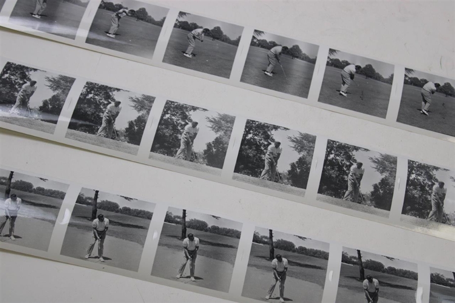Three (3) Different Julius Boros Swing Sequences - Used For Magazine Article in the 1960'S