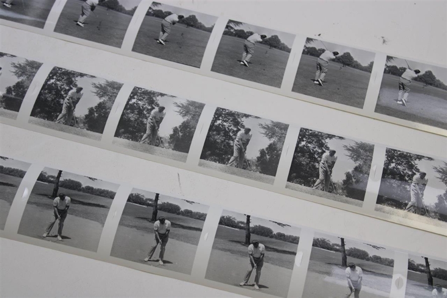 Three (3) Different Julius Boros Swing Sequences - Used For Magazine Article in the 1960'S