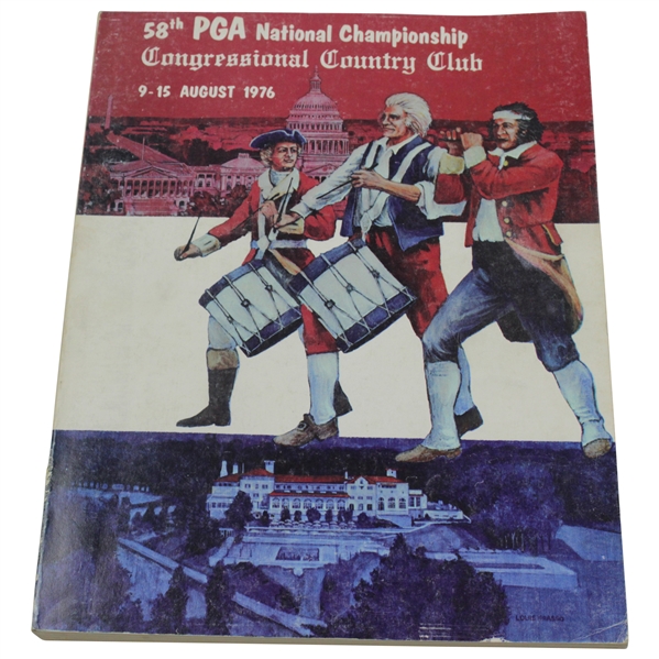 1976 PGA Championship at Congressional Country Club Official Program - Dave Stockton Winner