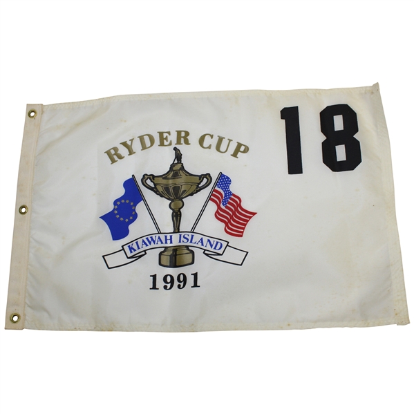 1991 Ryder Cup at Kiawah Island White Screen Flag
