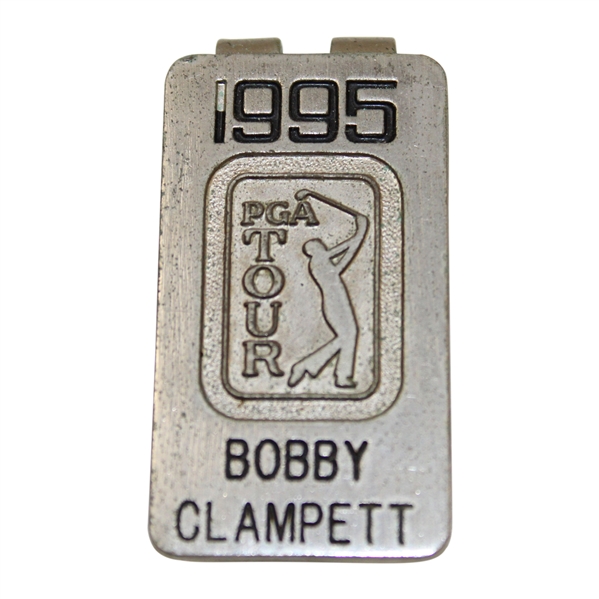 Bobby Clampett's Personal 1995 PGA Tour Member Money Clip/Badge