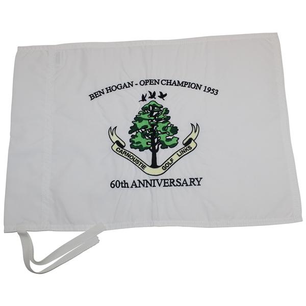 Carnoustie Golf Links 'Ben Hogan - Open Champion 1953' 60th Anniversary Embroidered Flag