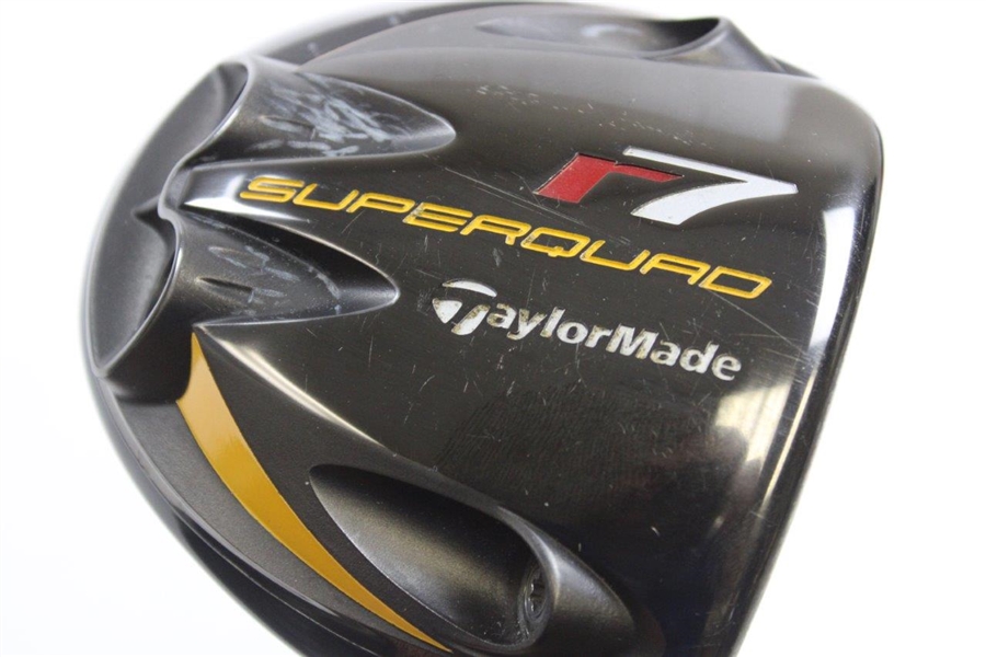 Bob Ford's Personal Used TaylorMade SuperQuad R7 Driver - has BF sticker on shaft
