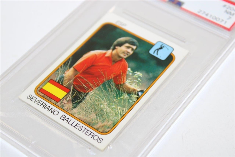 Seve Ballesteros 1987 Panini Supersport Golf Card #204 PSA 7 NM #27410071