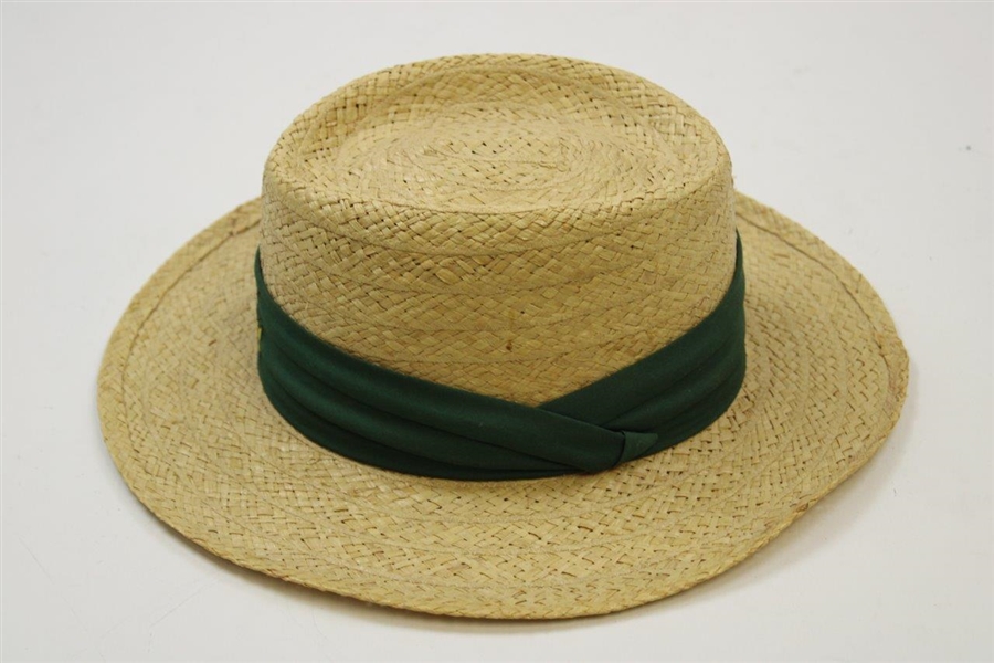 Masters Tournament Biltmore Straw Hat with Pine Green Band - L/XL