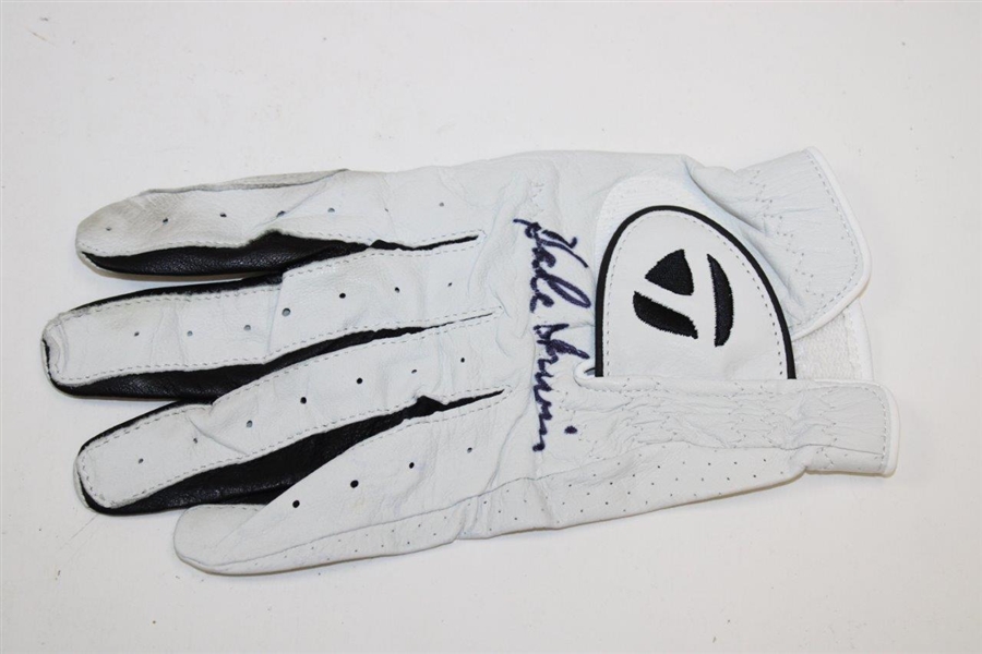 Hale Irwin & Tony Jacklin Signed Personal Golf Gloves JSA ALOA