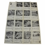 1950 US Open Championship at Merion Golf Club Newsweek Hole-by-Hole Description Foldout