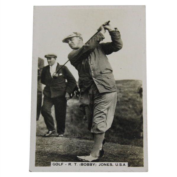 1935 R.T. (Bobby) Jones, USA Sporting Events & Stars No. 19 Golf Card Series of 96