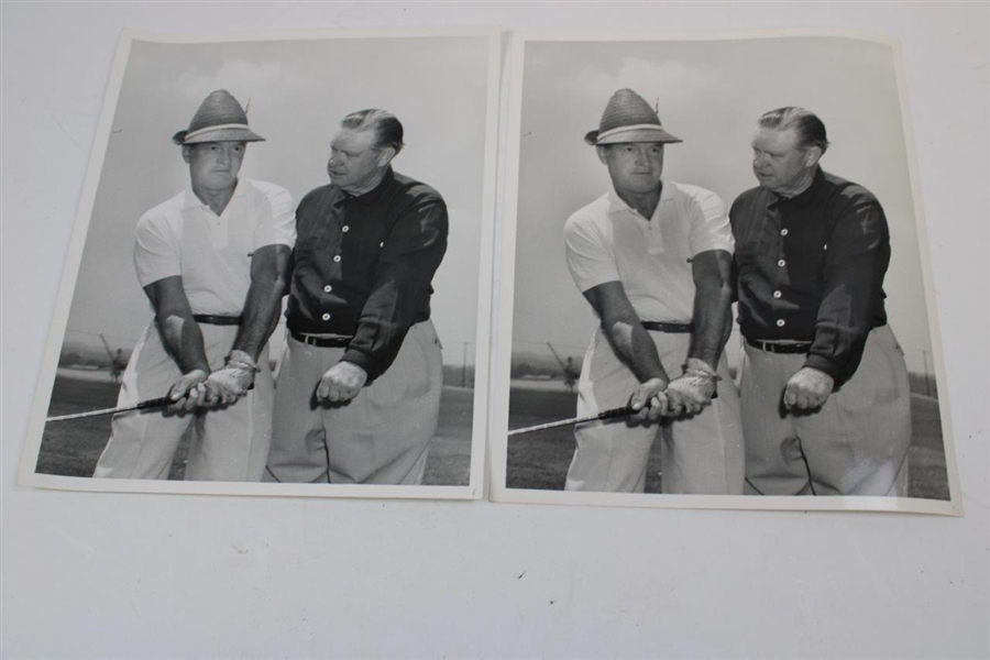 Six (6) Golf Themed Original Photos of Bob Hope Captured by Alex Morrison