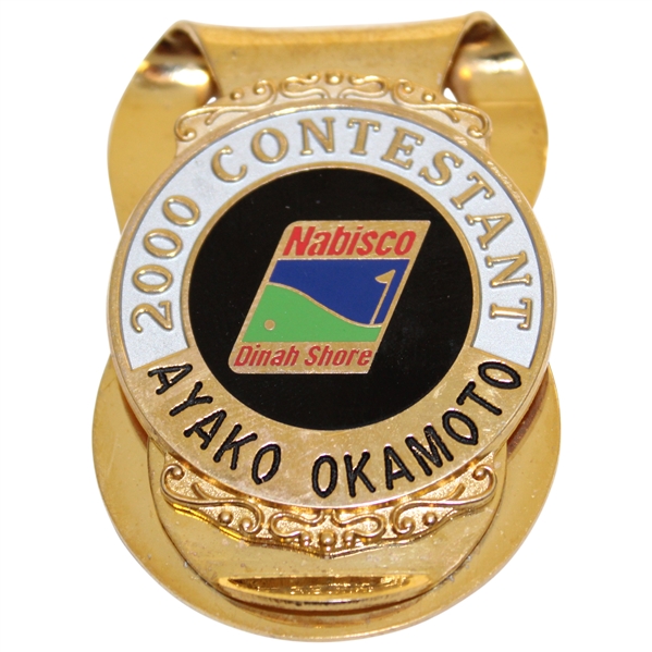 Aynko Okamoto's 2000 Nabisco Dinah Shore Contestant Money Clip