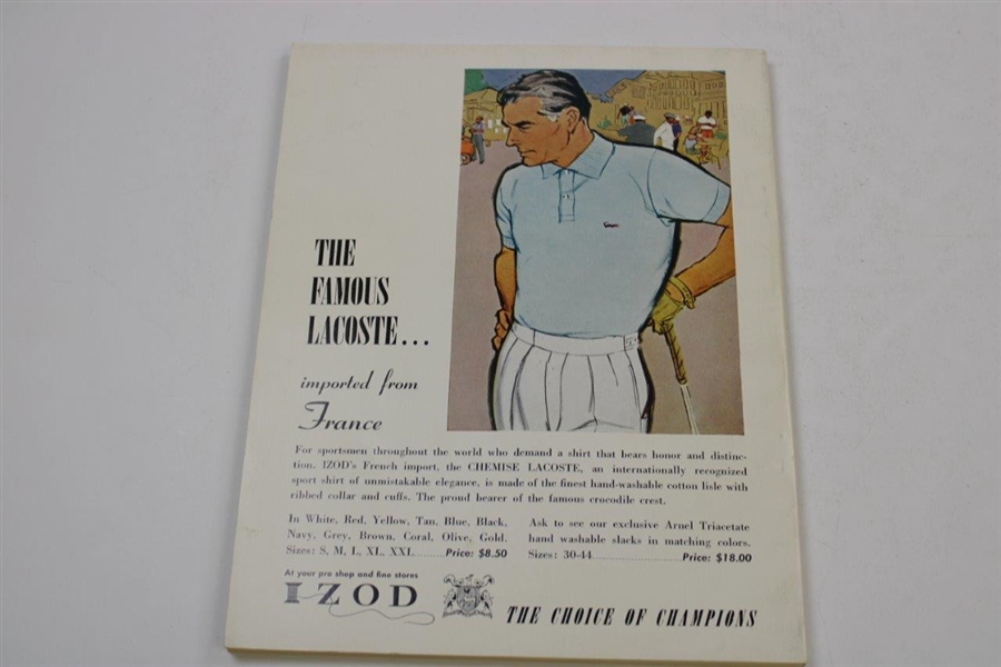 1961 PGA Championship at Olympia Fields Country Club Official Program