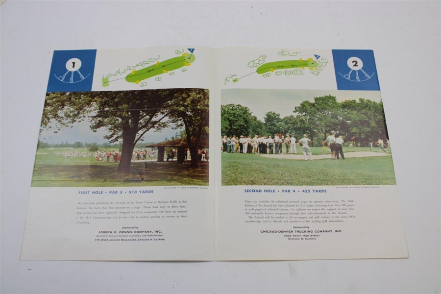 1961 PGA Championship at Olympia Fields Country Club Official Program