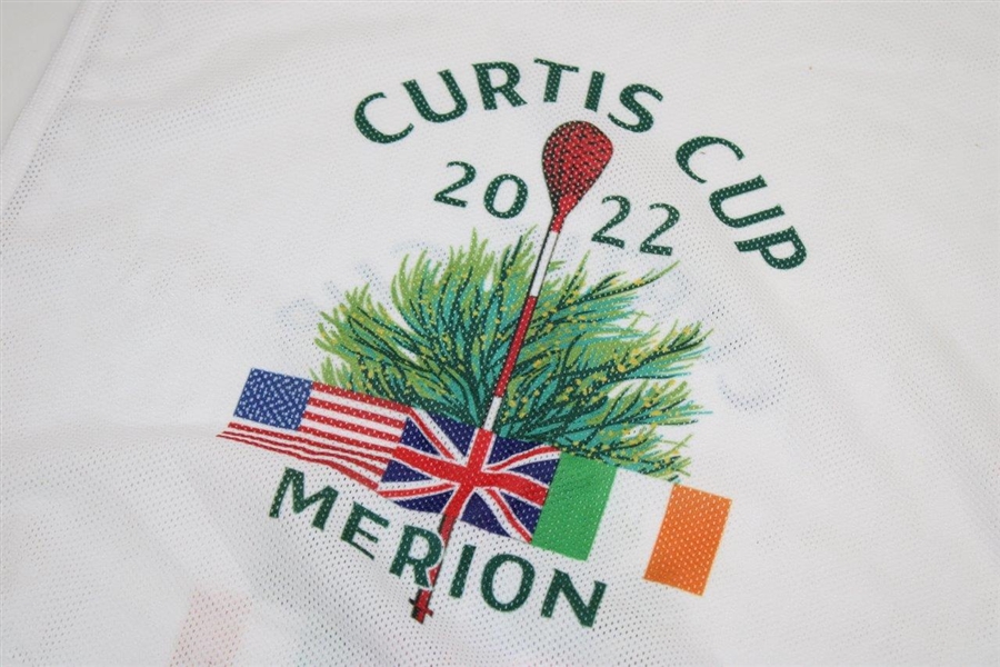 2022 Curtis Cup Game Used Scorer's Bib Merion Golf Club