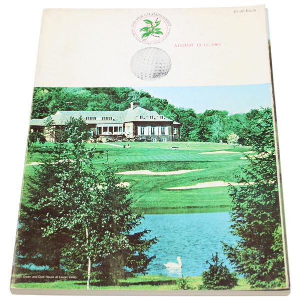 1965 PGA Championship at Laurel Valley Golf Club Official Program