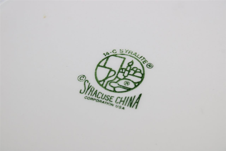 1985 The Olympic Club Logo Syracuse China Dinner Plate