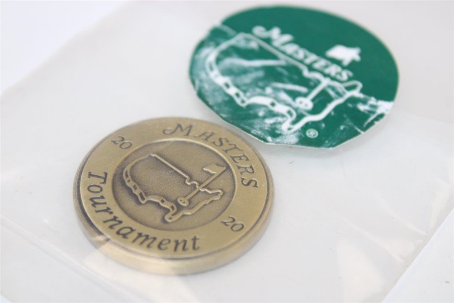 2020 Masters Tournament Thank You Coin in Original Package