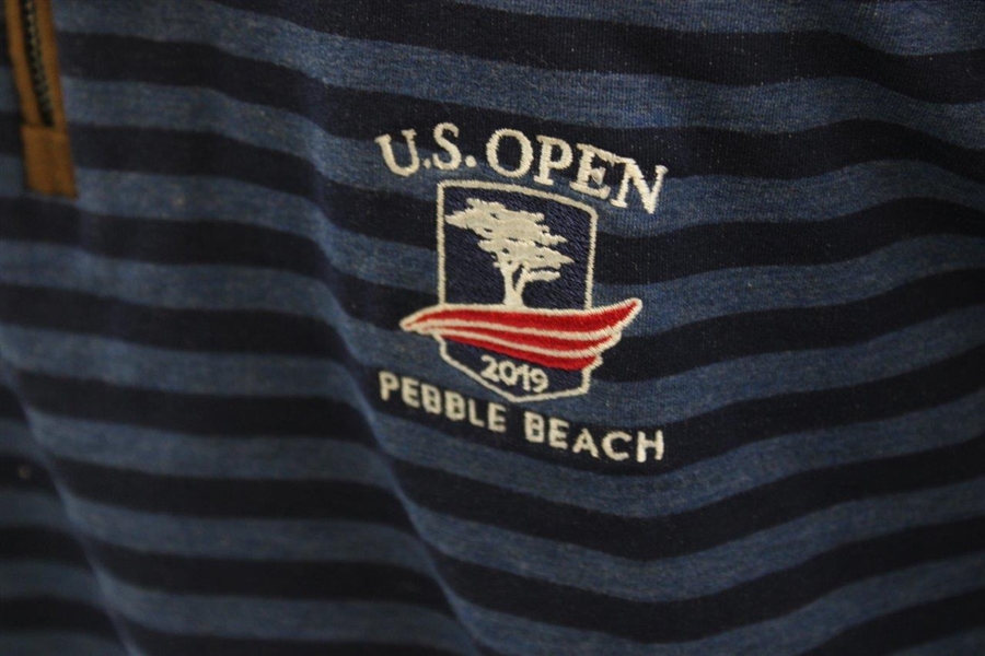 2019 US Open at Pebble Beach Polo Golf Ralph Lauren Long Sleeve 1/4 Zip Shirt - Unworn