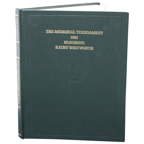 2002 The Memorial Tournament Honoring Kathy Whiteworth Ltd Ed Book #52/250