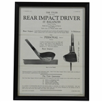 The Tyler Rear Impact Driver - Handmade Patent Pending -Advertising Piece - Framed