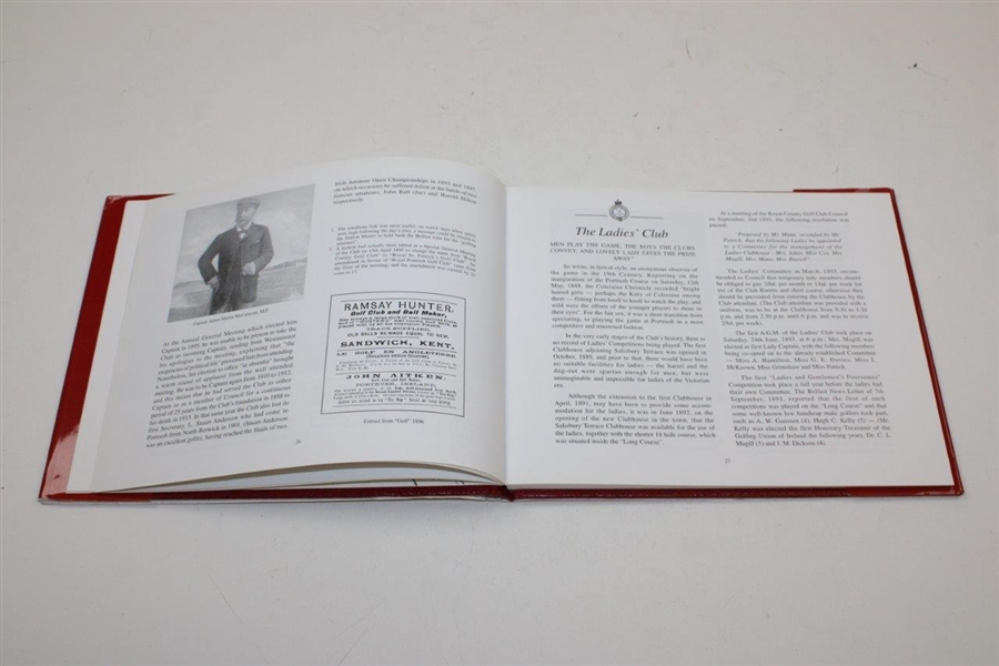 100 Years 'Royal Portrush Golf Club: A History' Book - 1888-1988