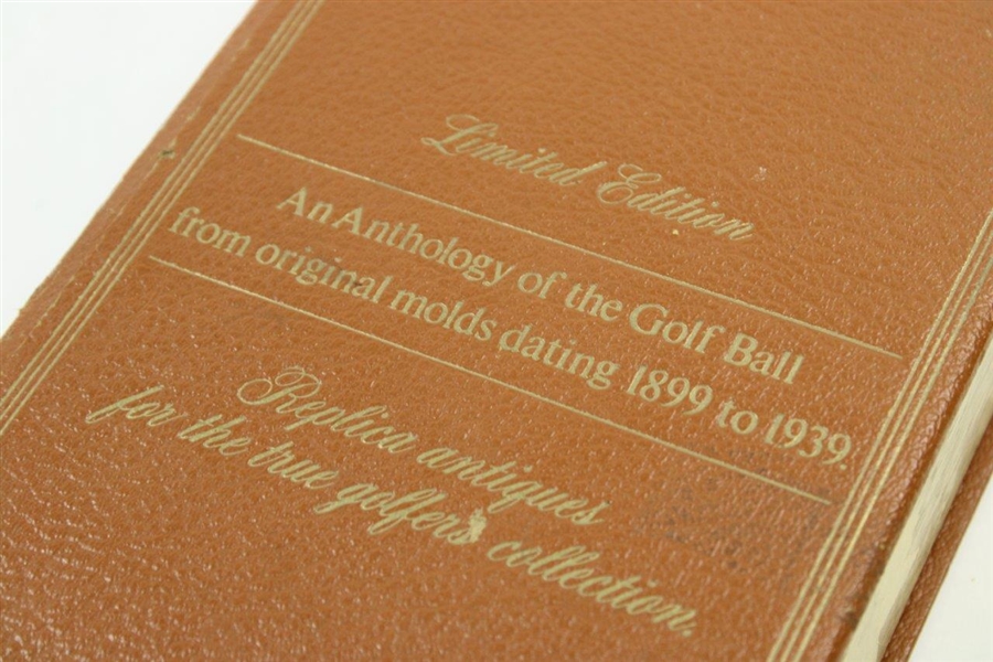 An Anthology of the Golf Ball from the original molds 