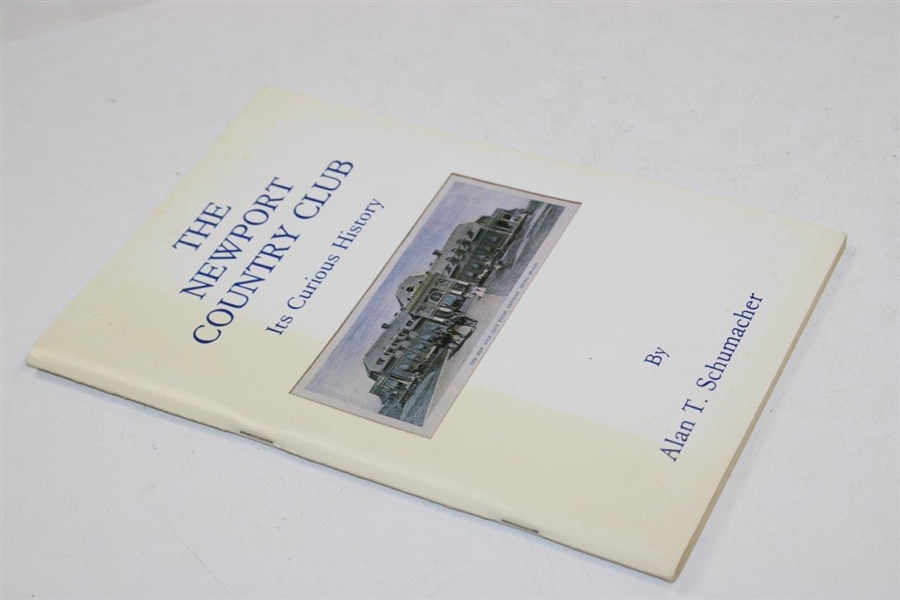 1986 'The Newport Country Club: Its Curious History' Year Book by Alan T. Schumacher