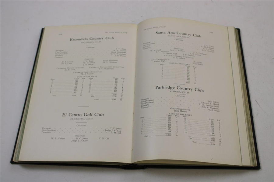 1925-1926 'The Green Book of Golf' by Henry Roberts