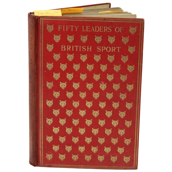 Fifty Leaders of British Sport' Book by Ernest Elliott - John Ball, Horace Hutchinson & Robert Maxwell