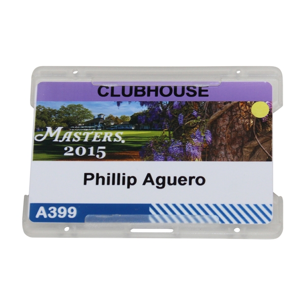2015 Masters Tournament Clubhouse Badge #A399 