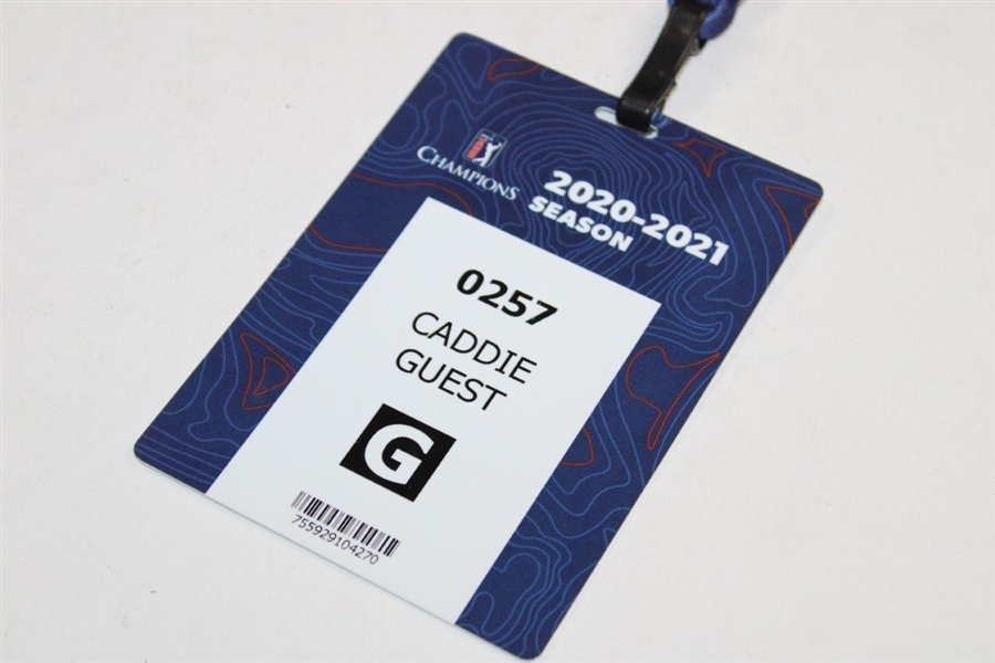 2020-2021 PGA Champions Tour Season Caddie Guest Badge