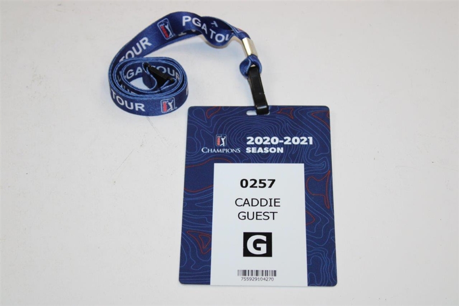 2020-2021 PGA Champions Tour Season Caddie Guest Badge