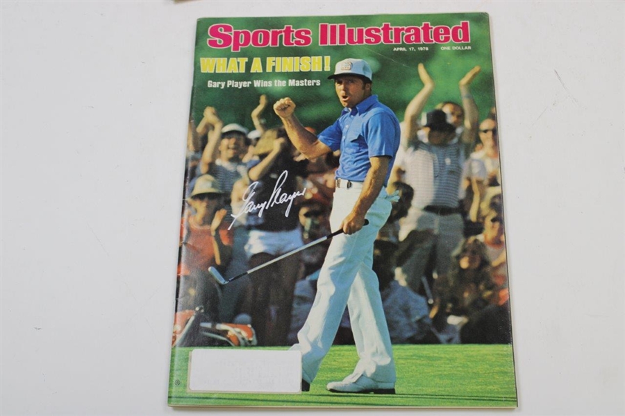 Gary Player, Johnny Miller & Tom Weiskopf Signed Sports Illustrated Magazines (1973 & 1978) JSA ALOA
