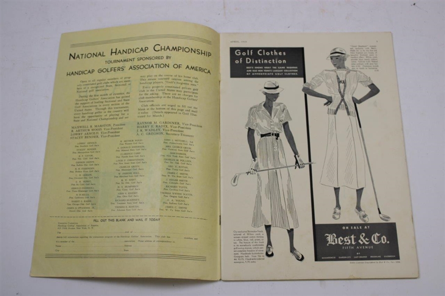 1933 'Golf Illustrated' - The Shinecossett Country Club Cover - Vol. 39 No. 1