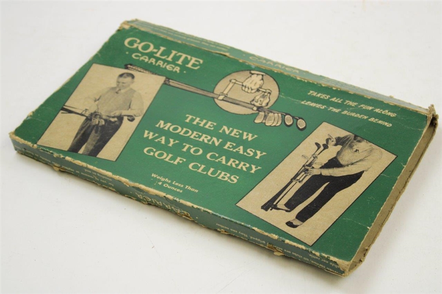 Vintage Co-Lite Golf Club Carrier in Original Box