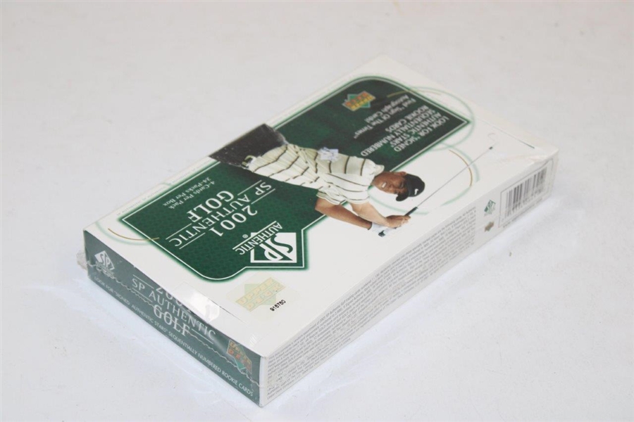 2001 Upper Deck Unopened SP Authentic Green Golf Card Box Set - 4 Cards/Pk - 24 Packs - 915750 - Sealed