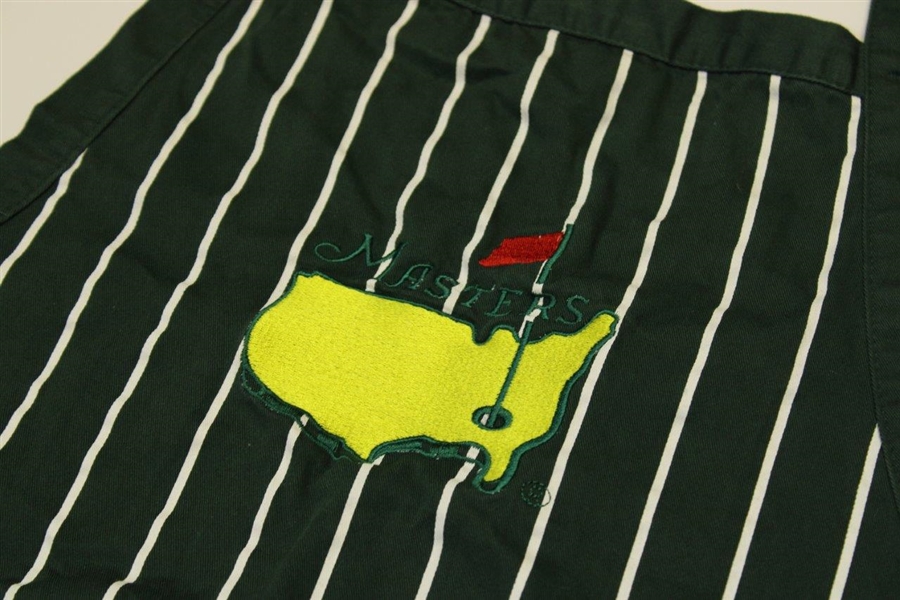 Masters Tournament Logo Green with White Stripes Grilling/Cooking Apron