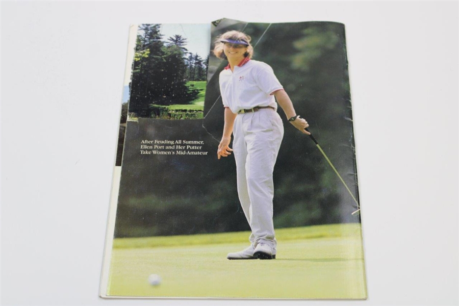 Tiger Woods Signed Oct. 1995 Golf Journal US Amateur Magazine JSA ALOA