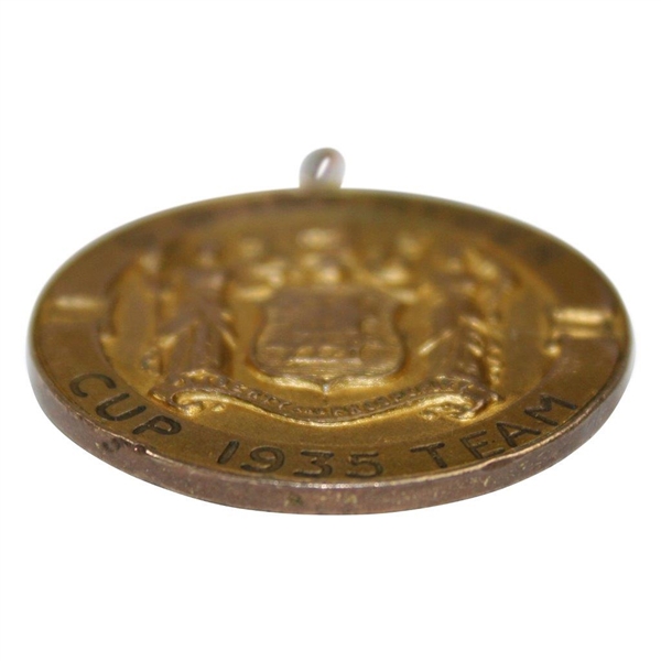 R.A. Whitcombe's 1935 Great Britain Ryder Cup Team Gold Medal