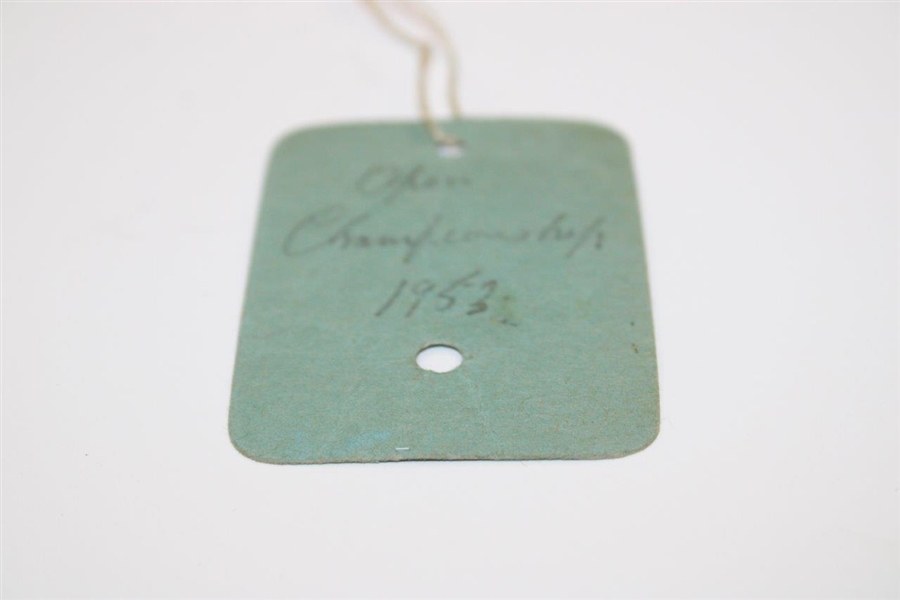 1953 Open Championship at Carnoustie Ordinary Ticket No. 663