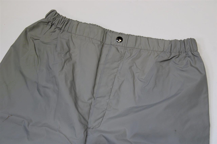 Payne Stewart's Personal Used Gore-Tex Gray Golf Rain Pants