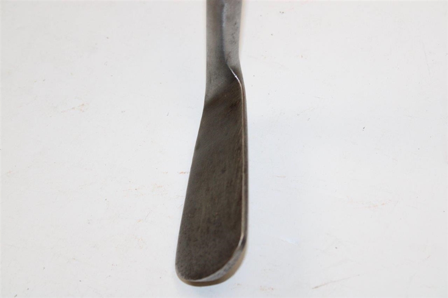 Willie Dunn Lefthanded Smooth Face 1896 New York Lofter Iron With Shaft Stamp